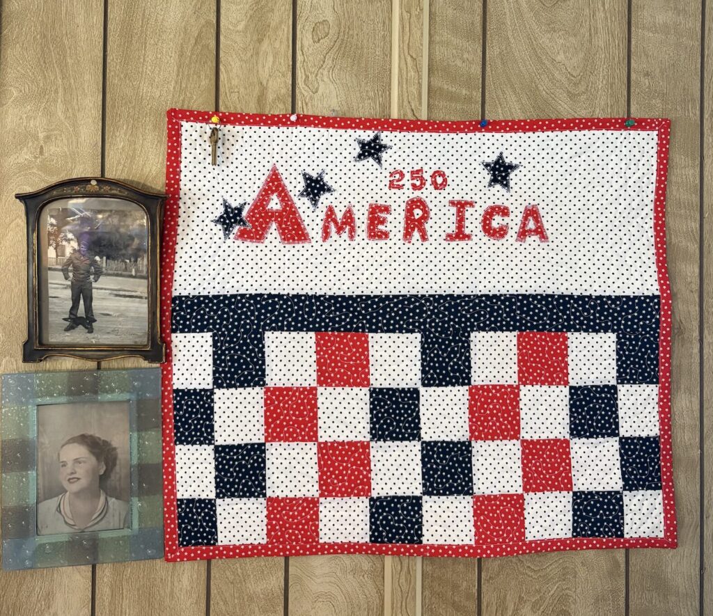 Julia Kohler - Patriotic Wall Hanging honoring her parents