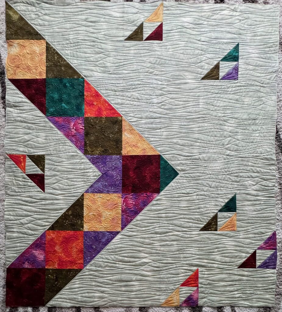 Quiltblox - Deb Messina - Migration - Front of the Quilt
