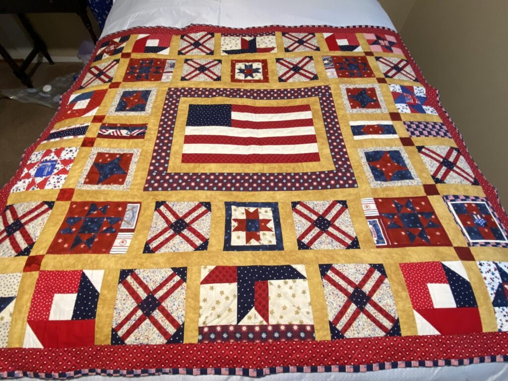Shirley Burnham - Patriotic Quilt - 2