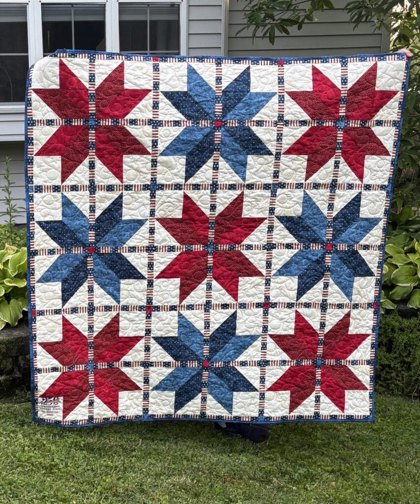 Sabrina Fraley - Vintage Stars Patriotic - Project 1
