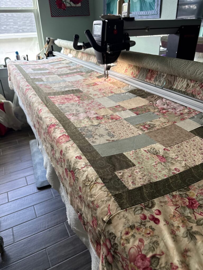 Long-Arm Quilting - Edge-To Edge - Example 1
