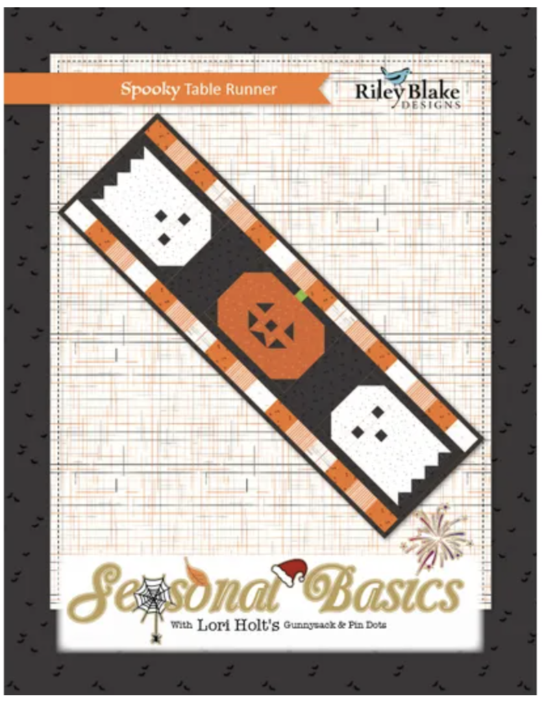 Fat Quarter Shop - Pumpkin and Ghosts Table Runner Pattern