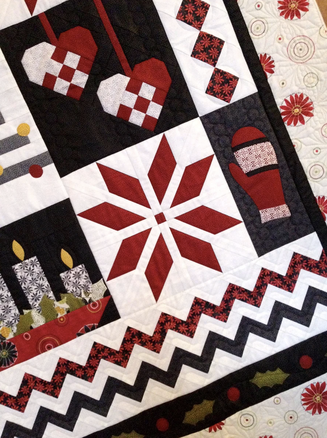Nordic Christmas - Close Up of the Quilt