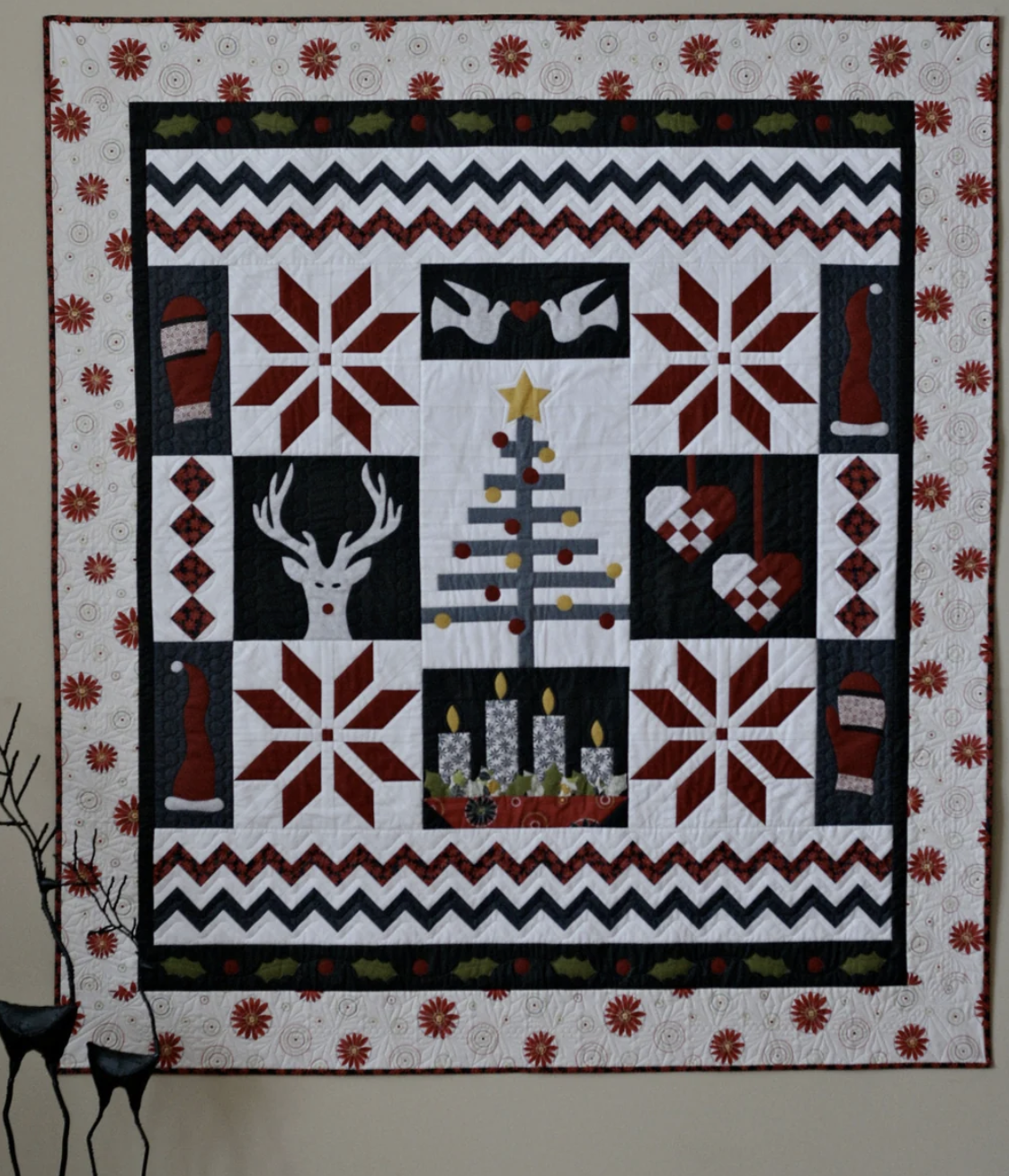 Nordic Christmas - Quilt on the Wall