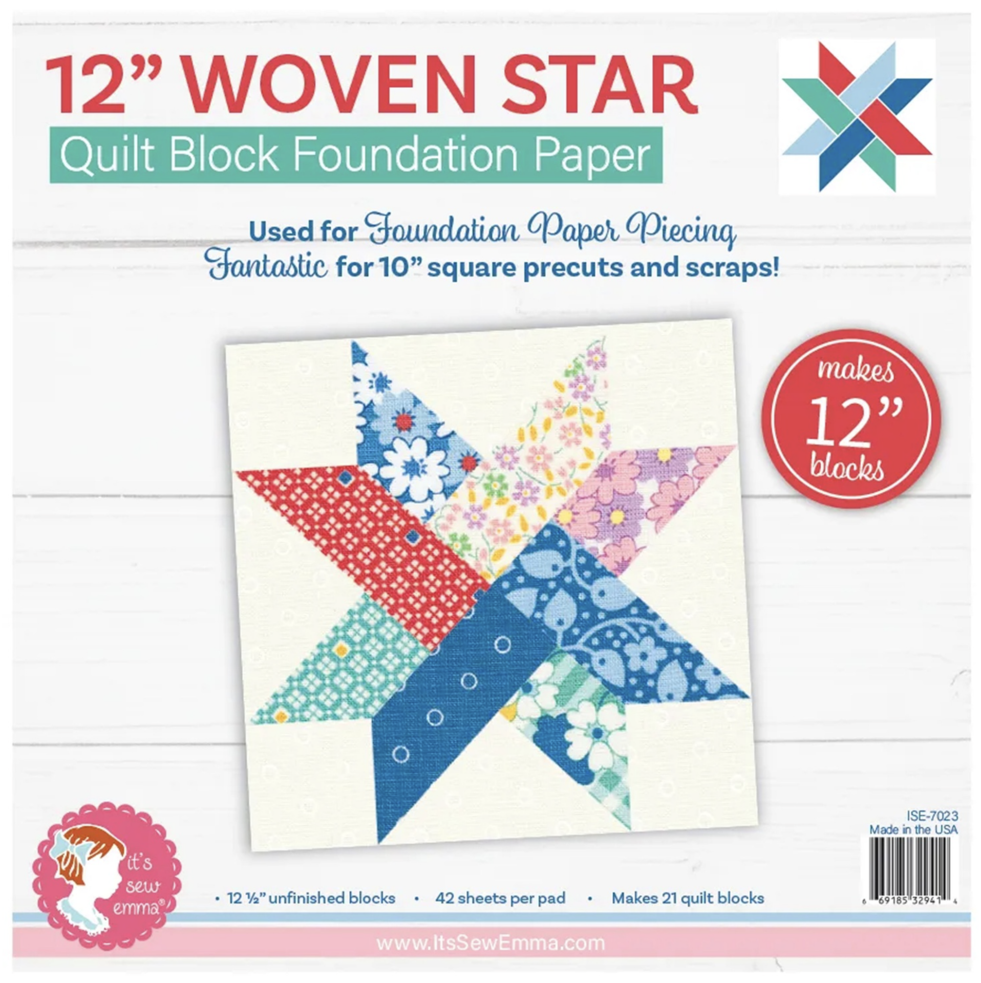 Woven Star Foundation Paper Pad