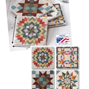 Barn Quilt Coasters - Amazon