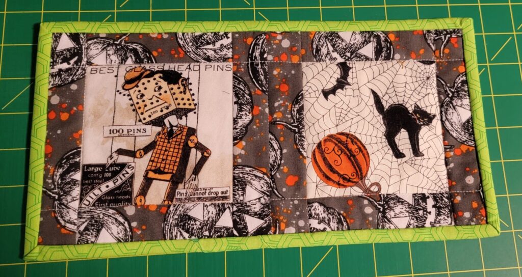 Beverly Fugazzi - Halloween Quilt Show - Spooky Mug Rug - 2