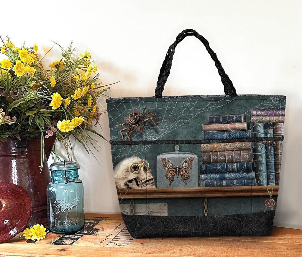 Joyce Minnis - Halloween Quilt Show - Shadow Wing Market Tote