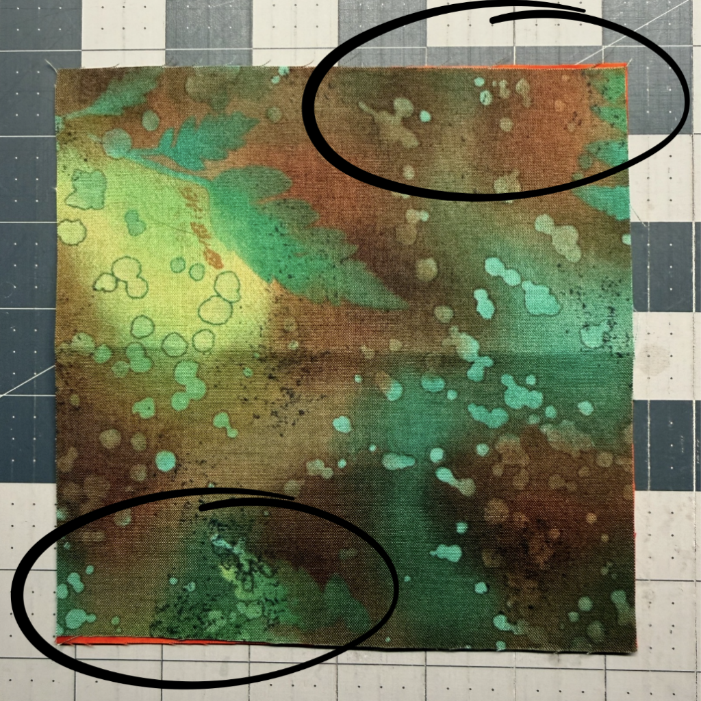 Quilt Blocks - The Difference Between Pressinag and Ironing is Noticible