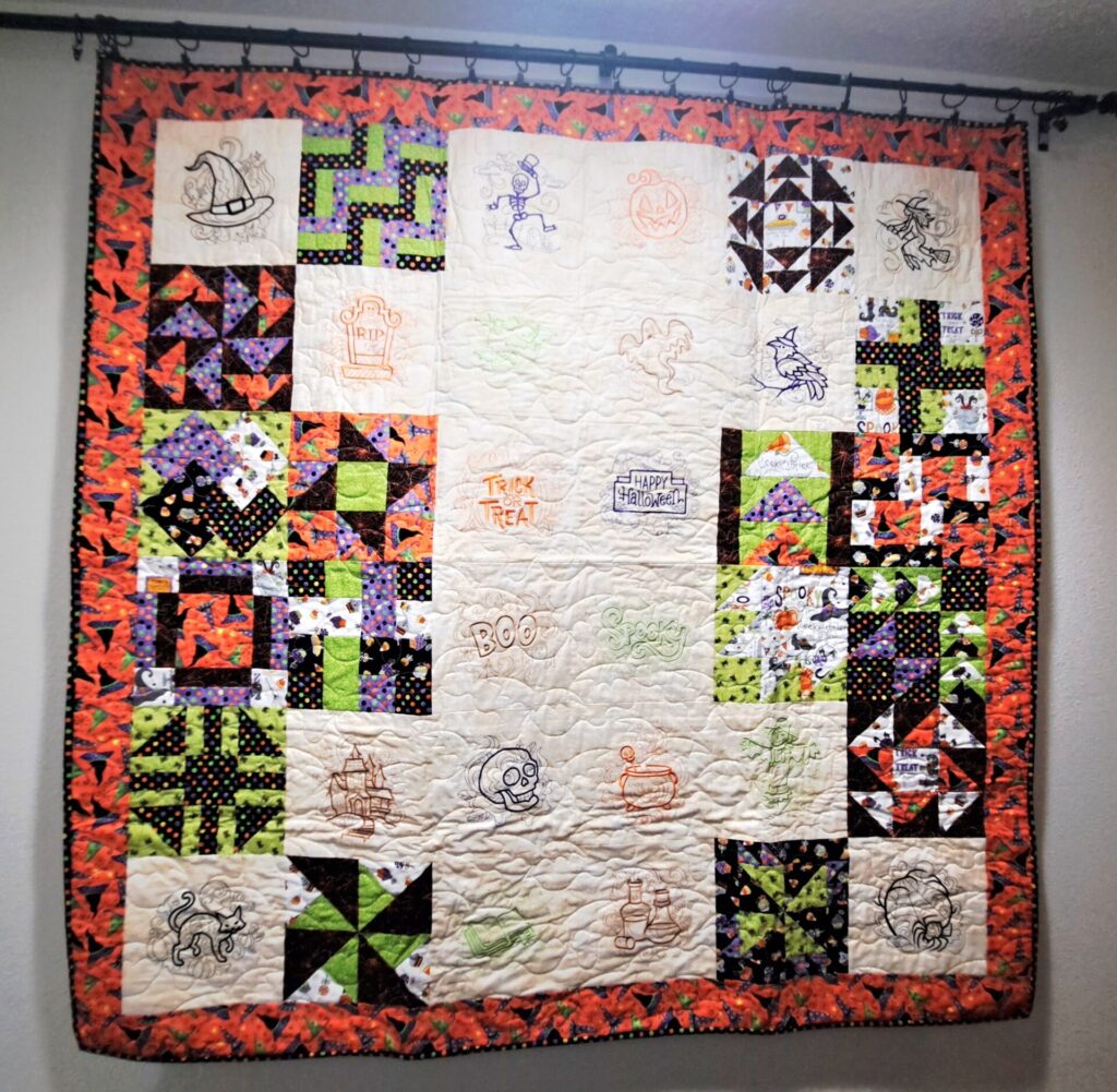 Sherri Krake - Halloween Quilt Show - Scrappy Halloween Quilt