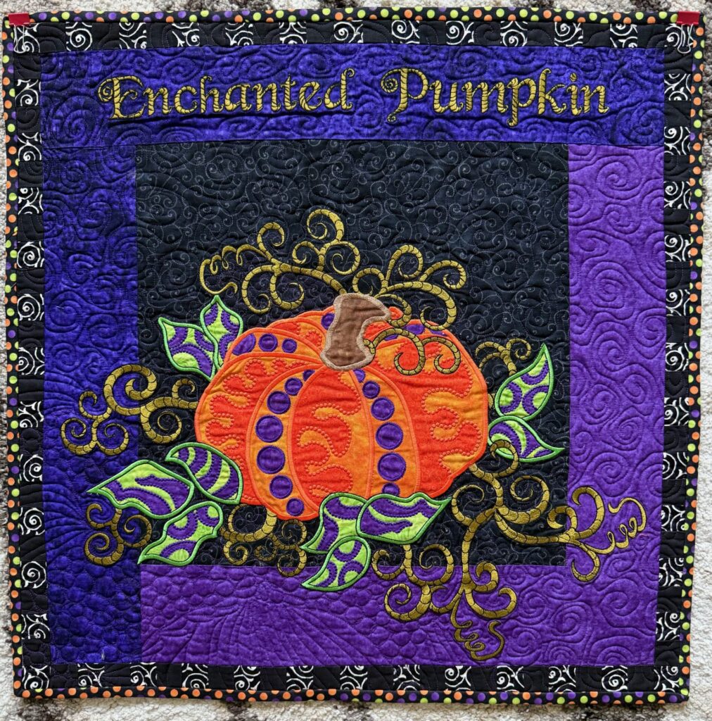 Teresa Koster - Halloween Quilt Show - Enchanted Pumpkin