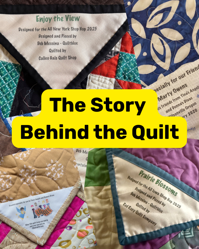 The Story Behind the Quilt - Quilt Labels