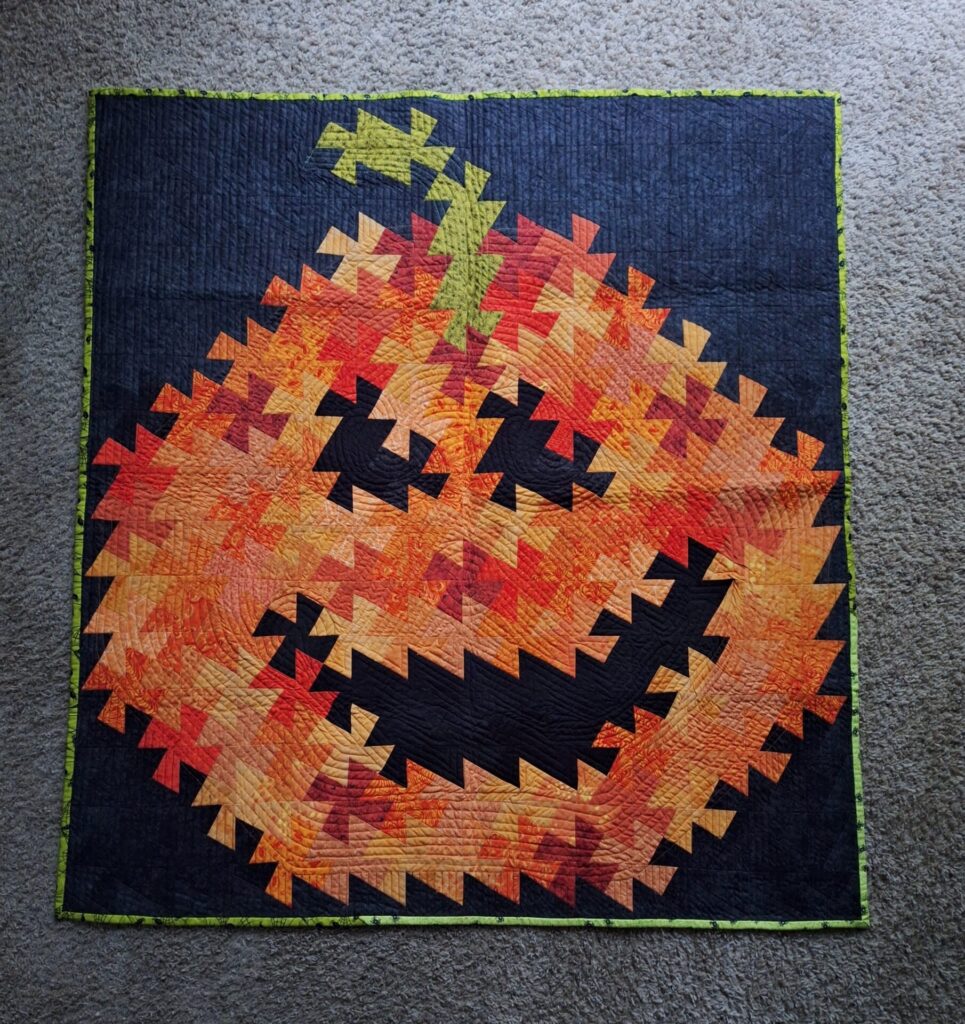 Theresa Bazayiff - Halloween Quilt Show - Twisted Jack
