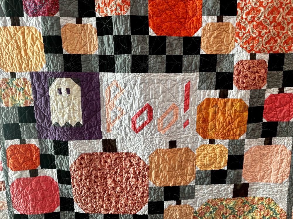 Vickie Rooks - Halloween Quilt Show - Pink Pumpkin Patch
